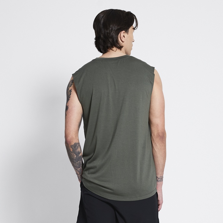 Training tank top "Goal Box" Dark Green